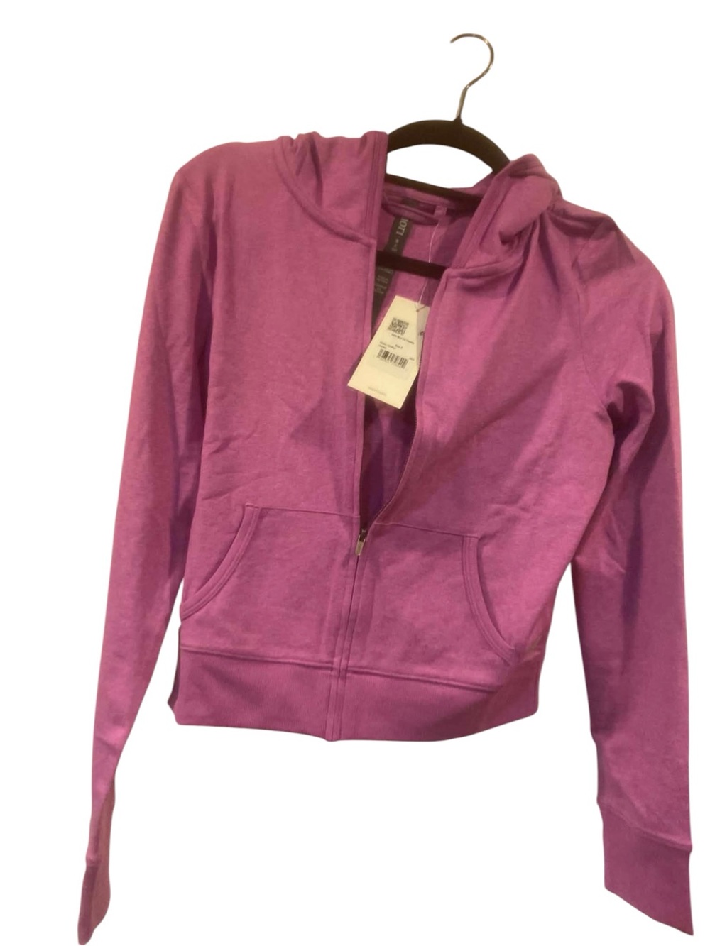 NWT Vuori halo Mini Full Zip Hoodie Size Small BLOOM HEATHER
